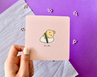 Personalized, Cute Art Print Postcards, Oh No Funny Cute Print, Kawaii Drawing Print, Doodle Kawaii, Postcard Kawaii, Kawaii Decor