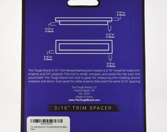 3/16 Trim Spacer Marking Tool 