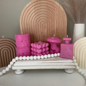 The Pink Collection: Dainty Decor Candles