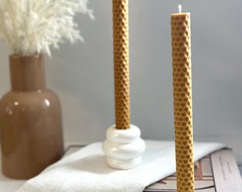 Scented Brown Honeycomb Taper Set