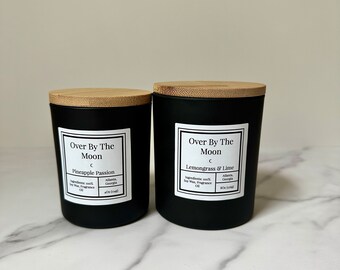 Elegant 4oz and 8oz Black Jar Candles: A Modern Design To The Glass Jar