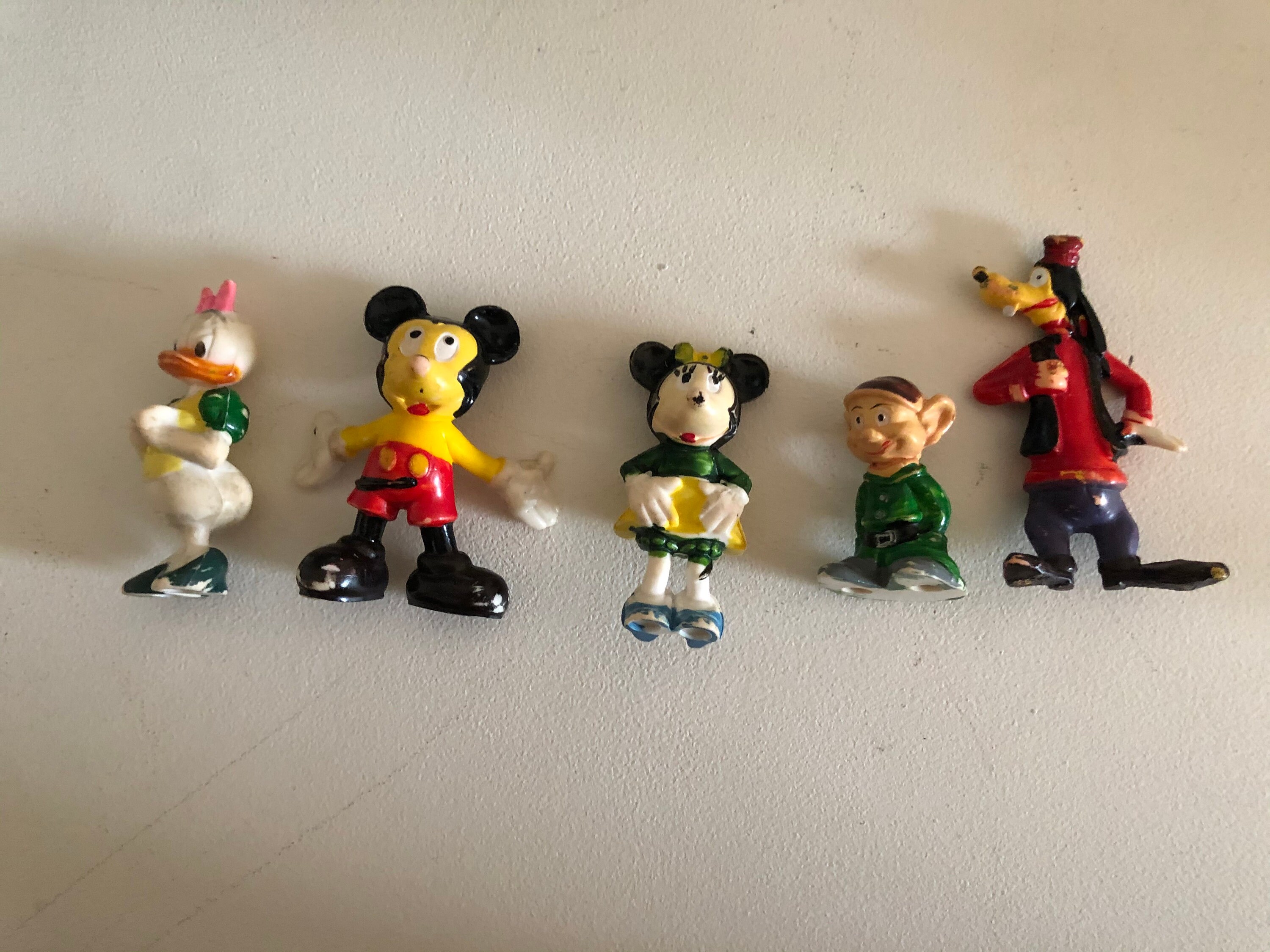 Vintage 1970s Mini Disney Figurines