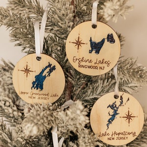 Custom Lake Ornament