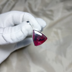 AAA+ Quality Very Good Pretty One Garnet  925 Sterling Silver Pendant, Natural Gemstone  Pendent Unisex Pendant