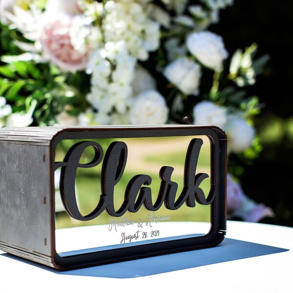 Mirror Card Box Etsy