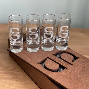 Personalisierte Schnapsgläser, Tequila Gläser, benutzerdefinierte Gläser für ihn, Geschenk für ihn, Geschenk für sie, Weihnachtsgeschenk, Trauzeuge Geschenk, Schnapsgläser