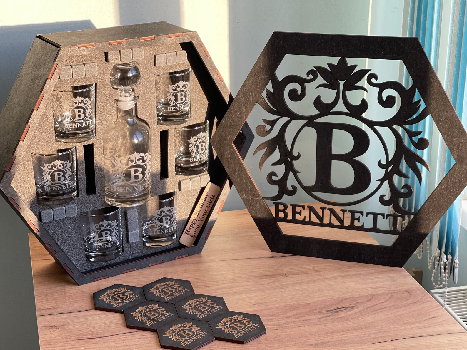 7. Personalized Whiskey Decanter