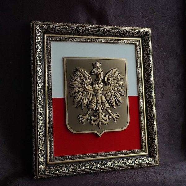 Coat of arms of Poland , flag of Poland , emblem of Poland