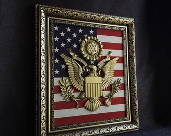 Grand sceau des États-Unis , Armoiries des États-Unis , États-Unis , Drapeau des États-Unis , Armoiries des États-Unis