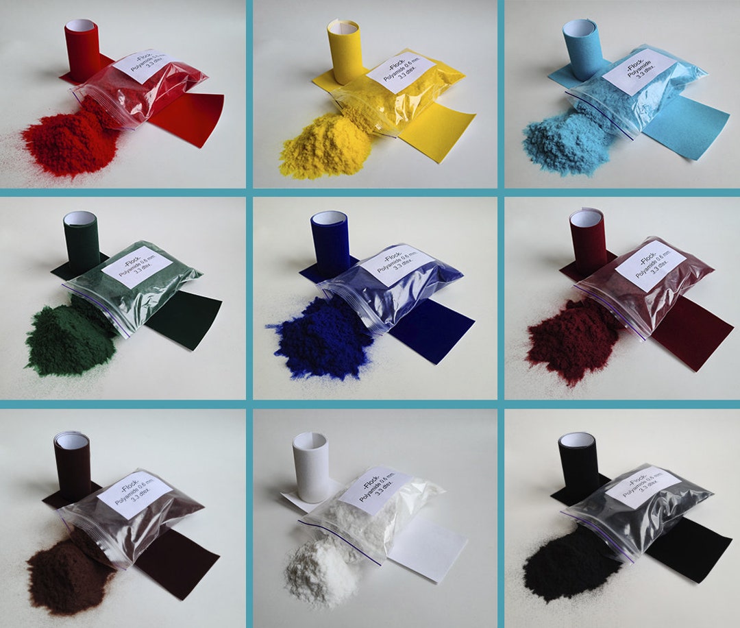 Polyamide Flocking Velvet Powder Flock Fibers Etsy UK