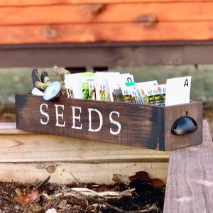 Garden Seed Organizer Seed Storage Christmas Gift Idea 