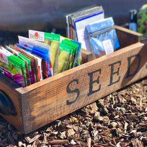 Garden seed organizer | seed storage | Mother’s Day gift idea