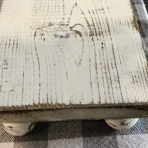 Farmhouse Wood Display Riser: Rustic Centerpiece Stand - Etsy