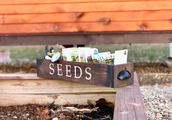 Garden Seed Organizer Seed Storage Christmas Gift Idea 