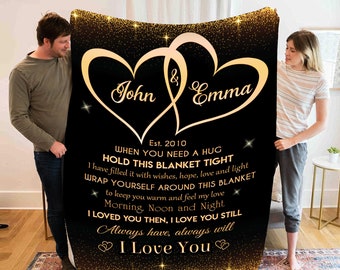 Details about   Moon Love Fleece Blanket Gift For Wife From Husband Sherpa Blankets Christmas