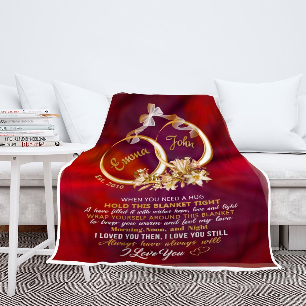 Blanket Gift For Couple - Gifts For Couples - I Want To Hold Your