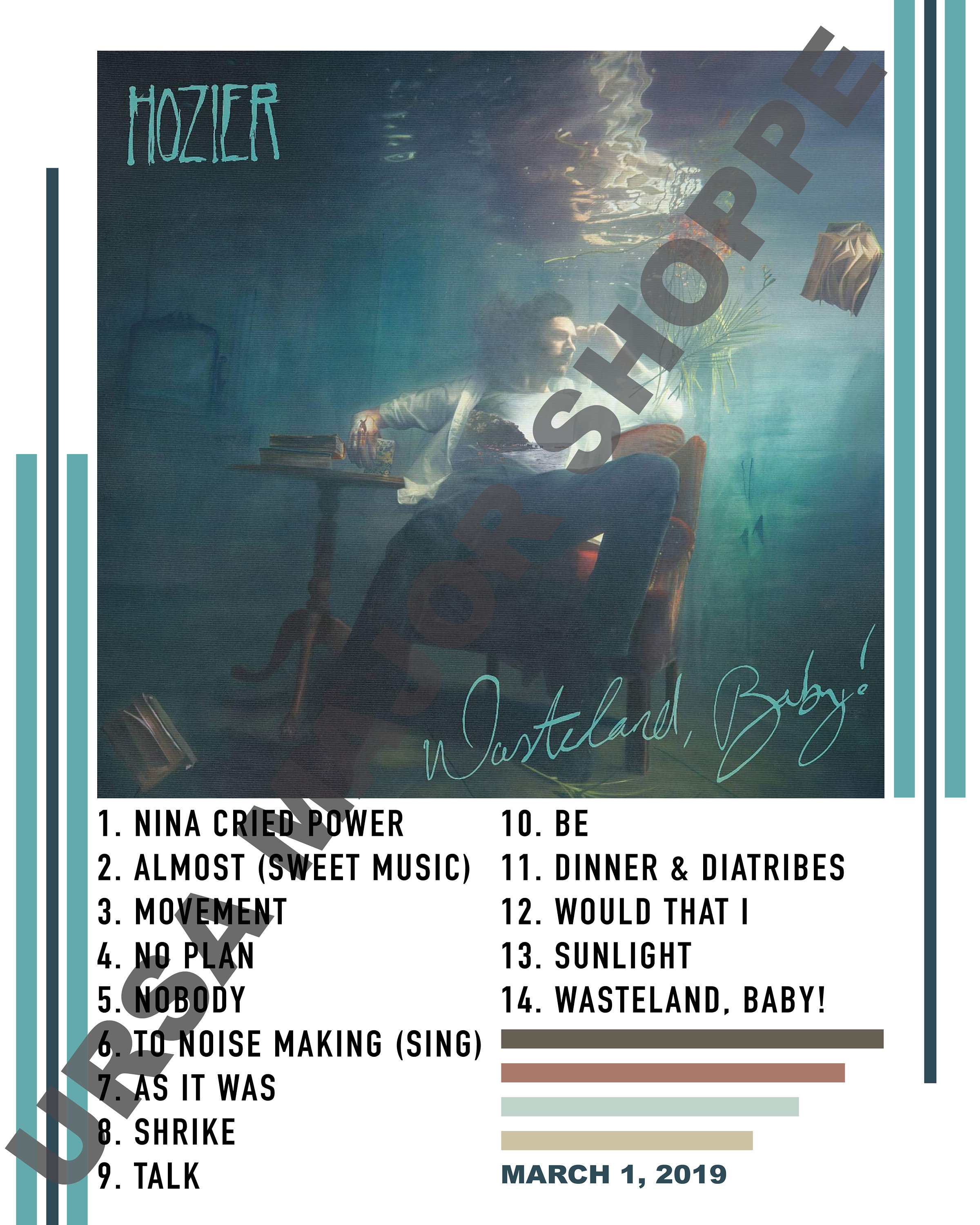 Wasteland Baby Hozier Album Print Digital Download Etsy
