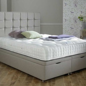 Rio Felpa Terciopelo Almacenamiento Cama Otomana Hecho a | Etsy