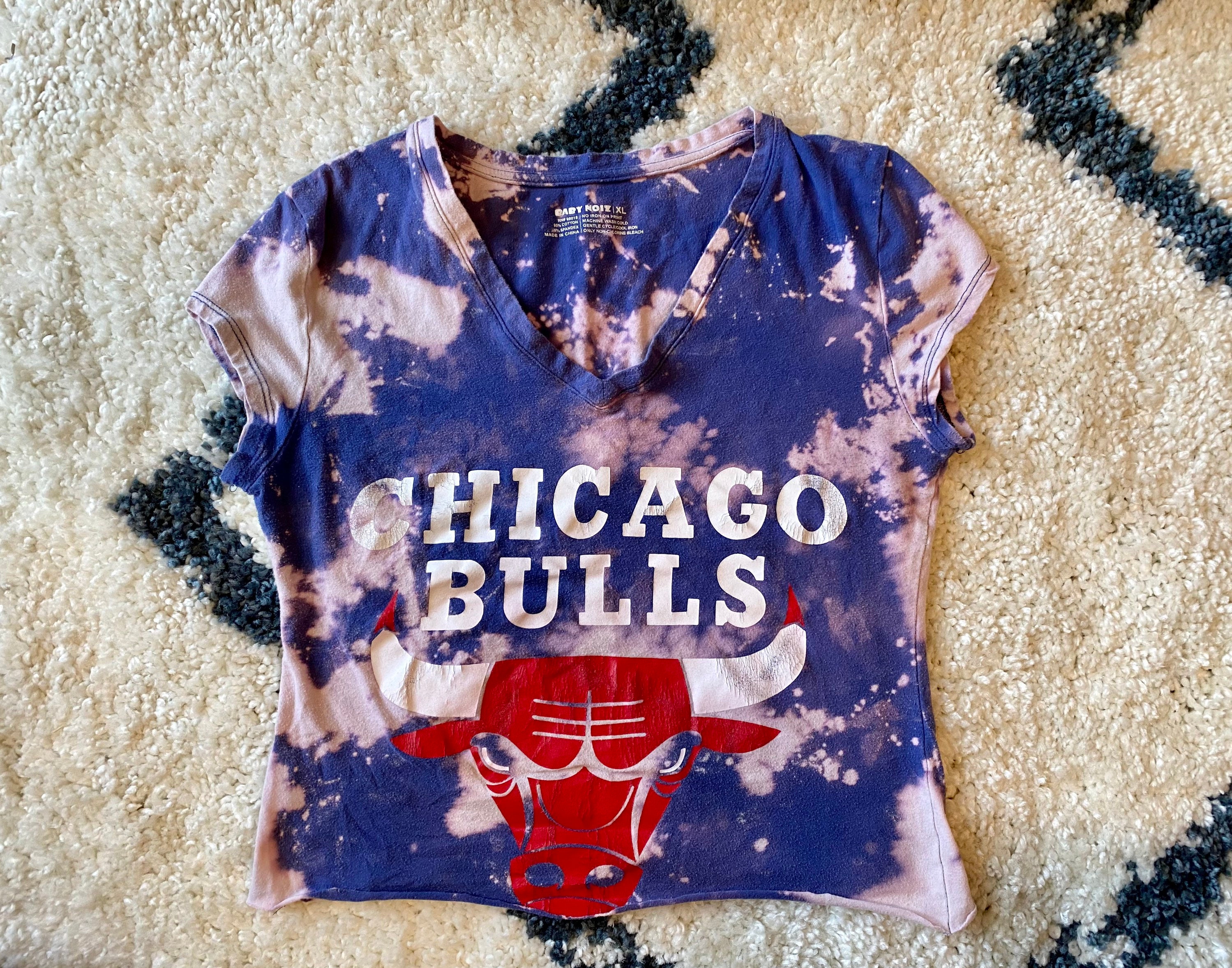 Women's Chicago Bulls Graphic T-Shirt in Charcoal, 2X - Yahoo Shopping