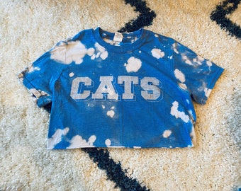 UK Cats Bleached Crop Top