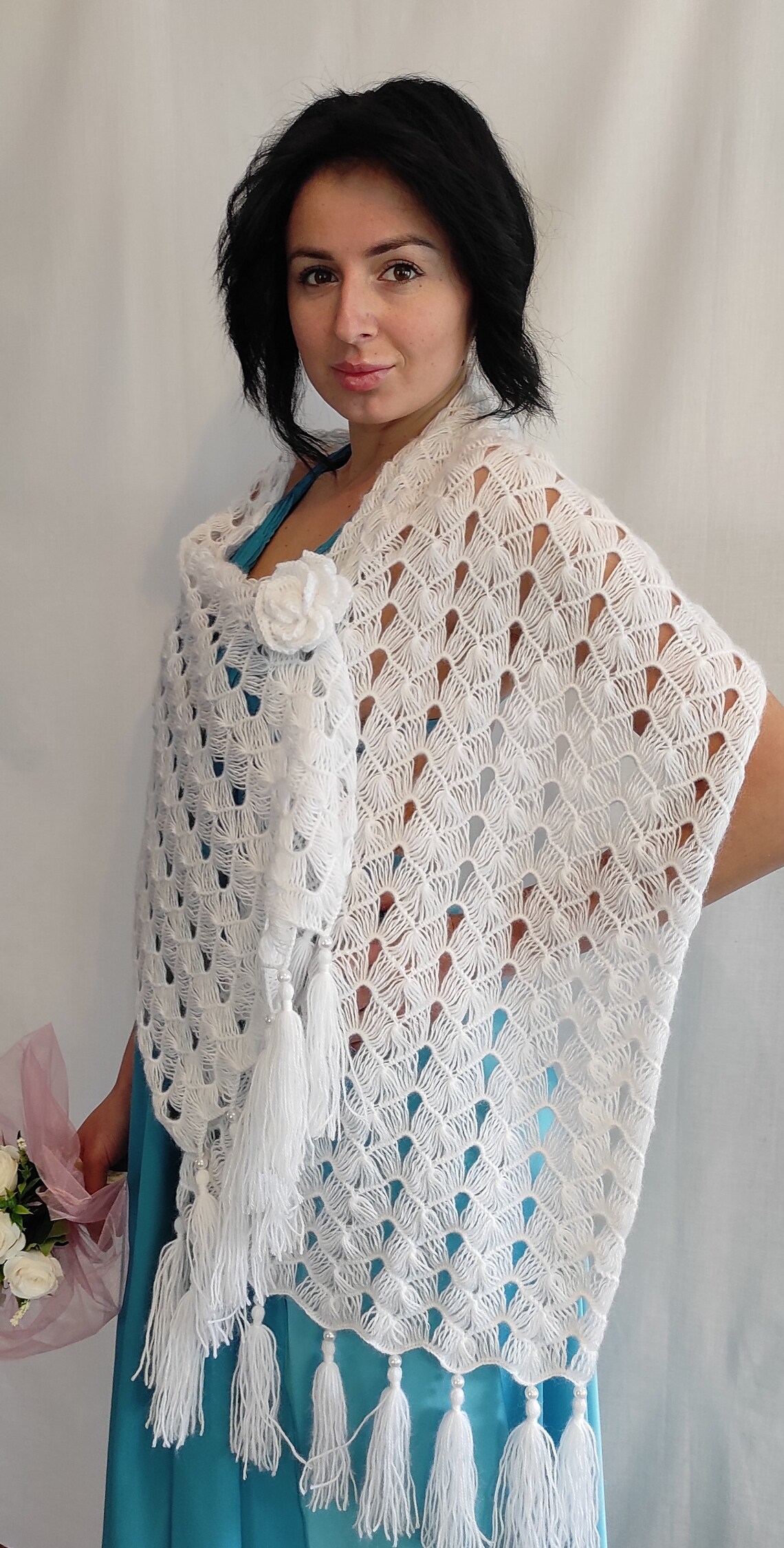 woolen shawl for bride