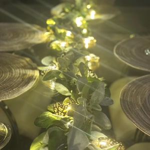 Ramadan table decor LED light up garland, Ramadan and Eid decor Islamic decoration, Eid garland decoration.
