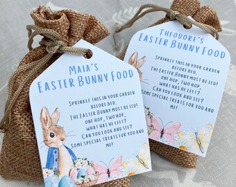 Easter Bunny Food|Easter Bunny|Personalised Print|Easter Egg Hunt|Magic Easter Bunny Gift|Easter Rabbit Food|Wildlife Friendly|