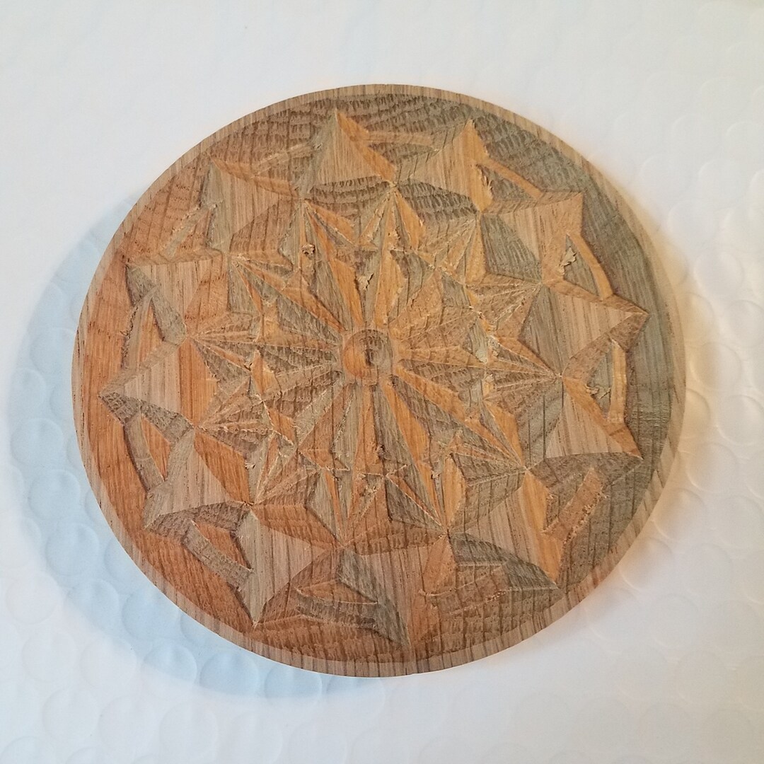 4 Inch Compass Oak Base - Etsy