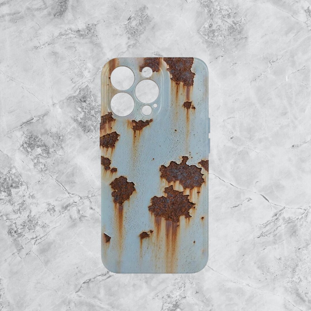 Rusty Phone Case,rusty Metal Texture Shockproof Cover for iPhone - Etsy