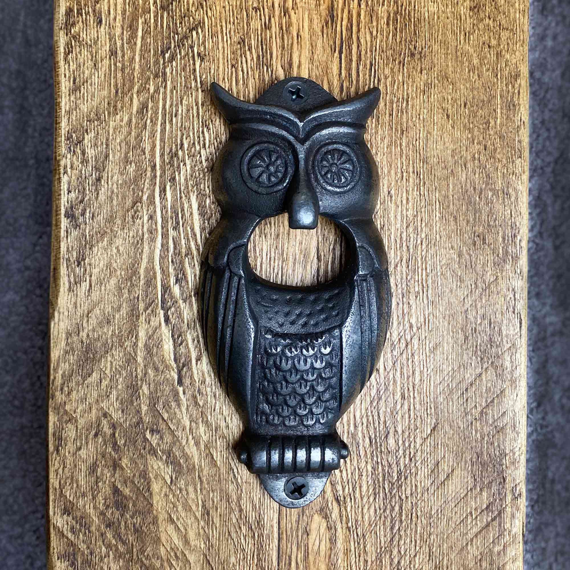 Large Cast Iron Owl Bottle Opener Etsy UK