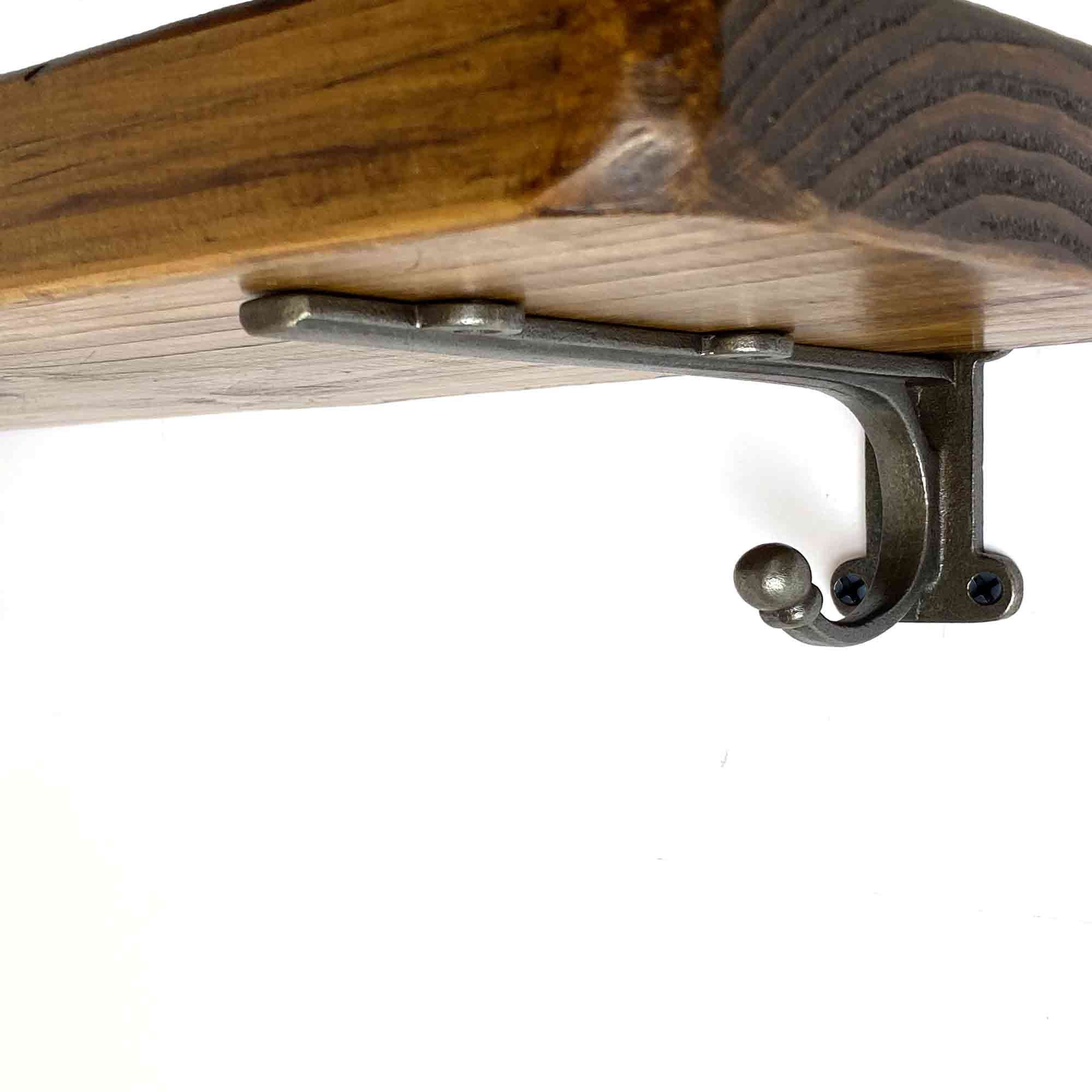 Swpeet - Paquete De 4 Soportes De Pared De Hierro De 8 Pulgadas De