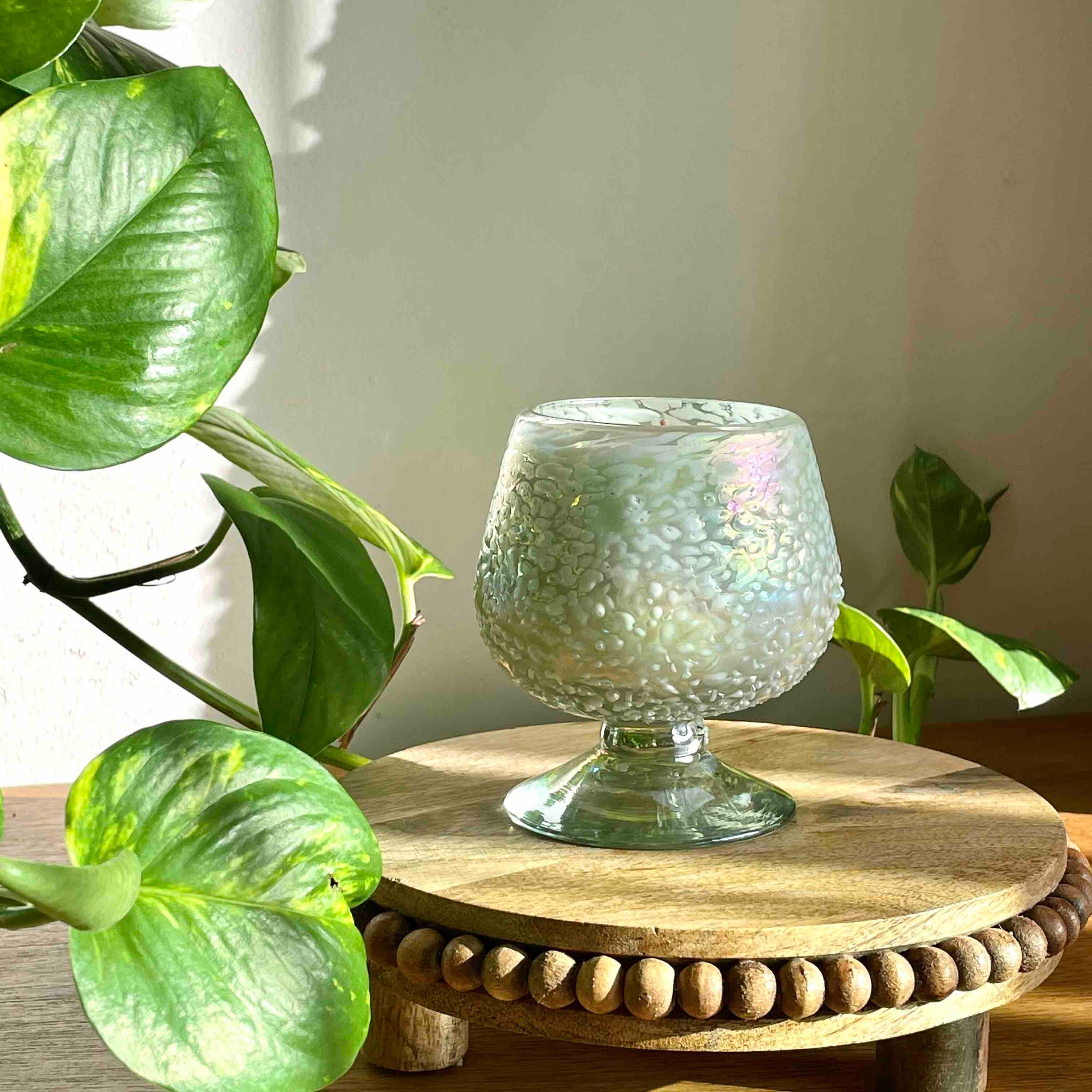 ENLIGHTENED CANDLE Eco Friendly Artisanal Hand Blown Glass Etsy