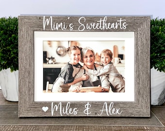 Mimi's Sweethearts personalized picture frame, Grandma gift, Mother's Day gift, Grandma gift, Nana Mother's Day, Mimi gift, Nana gift
