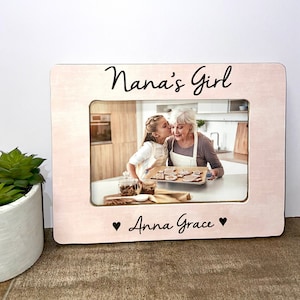 Nana's Girl personalized picture frame, Grandma gift, Mother's Day gift, Grandma gift, Nana Mother's Day, Mimi gift, Nana gift