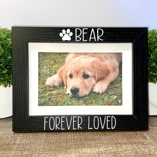 Dog Picture Frame Personalized - Etsy