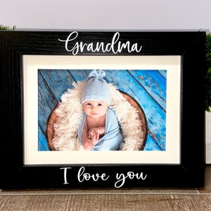 Grandma I love you personalized picture frame, Grandma gift, Mother's Day gift, Grandma gift, Nana Mother's Day, Mimi gift, Nana gift