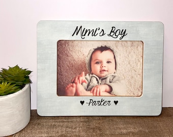 Mimi's Boy personalized picture frame, Nana gift, Mother's Day gift, Grandma gift, Nana Mother's Day, Mimi gift