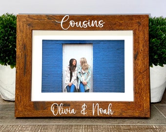 Cousins picture frame, Cousin gift,