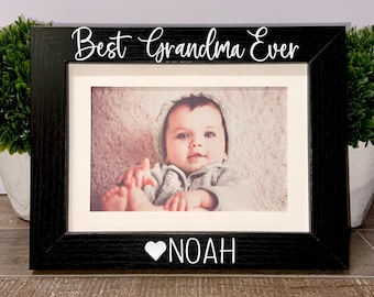 Best Grandma Ever personalized picture frame, Grammy gift, Mother's Day gift, Grandma gift, Grammy Mother's Day, Mimi gift, Nana gift