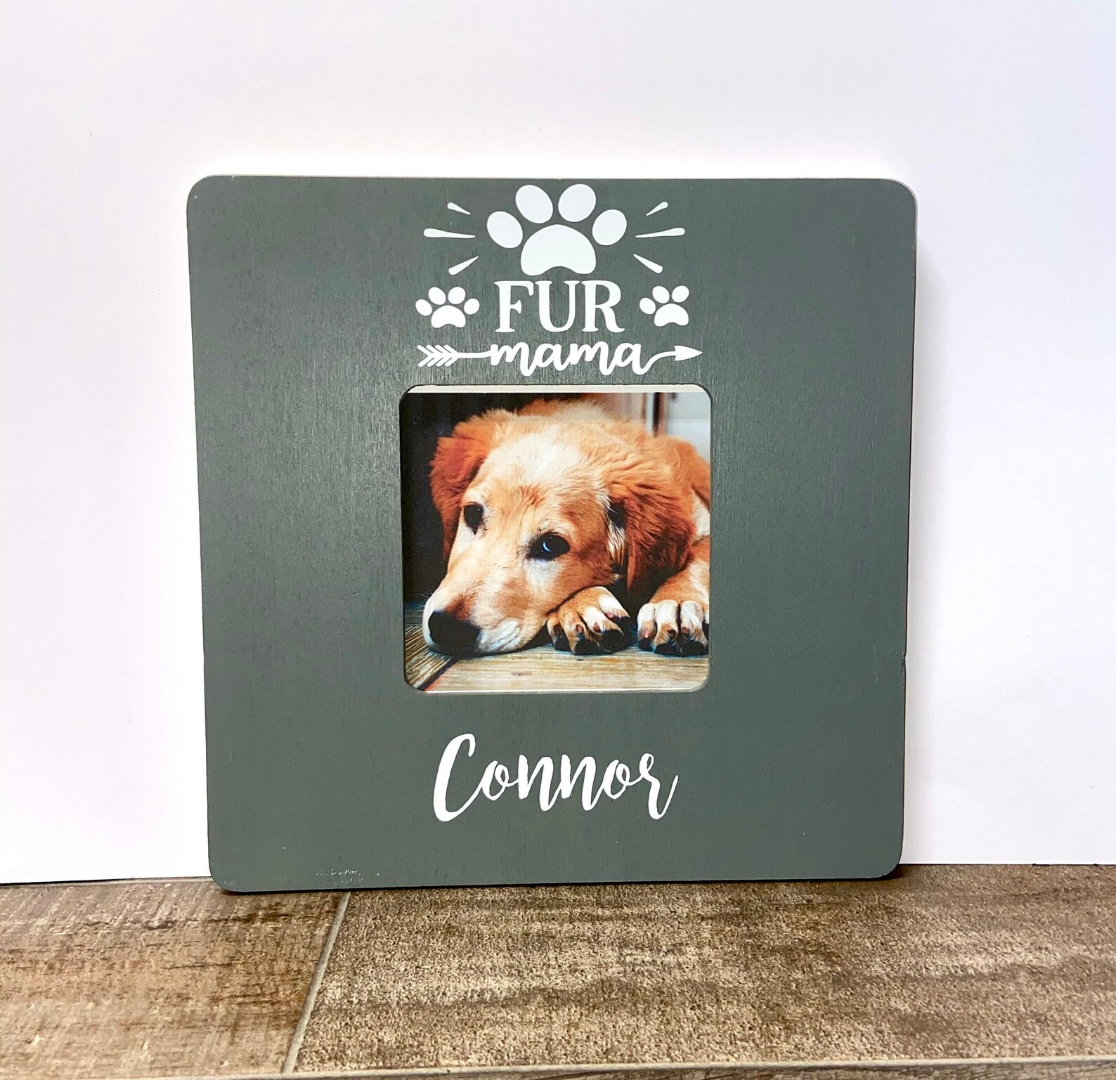 Fur Mama Personalized Picture Frame Dog Gift Pet Owner Gift Etsy