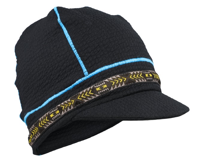 Tower 11 Hat - Onyx/Turquoise