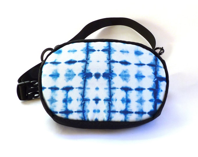 Fanny Pack Bum Bag Crossbody Bag - Shibori Print