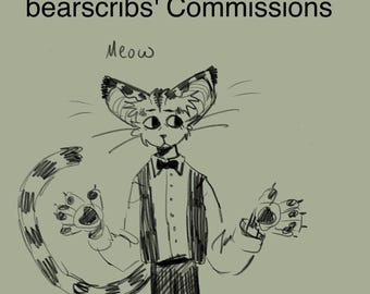 Custom Physical Art Commission: pen and/or pencil