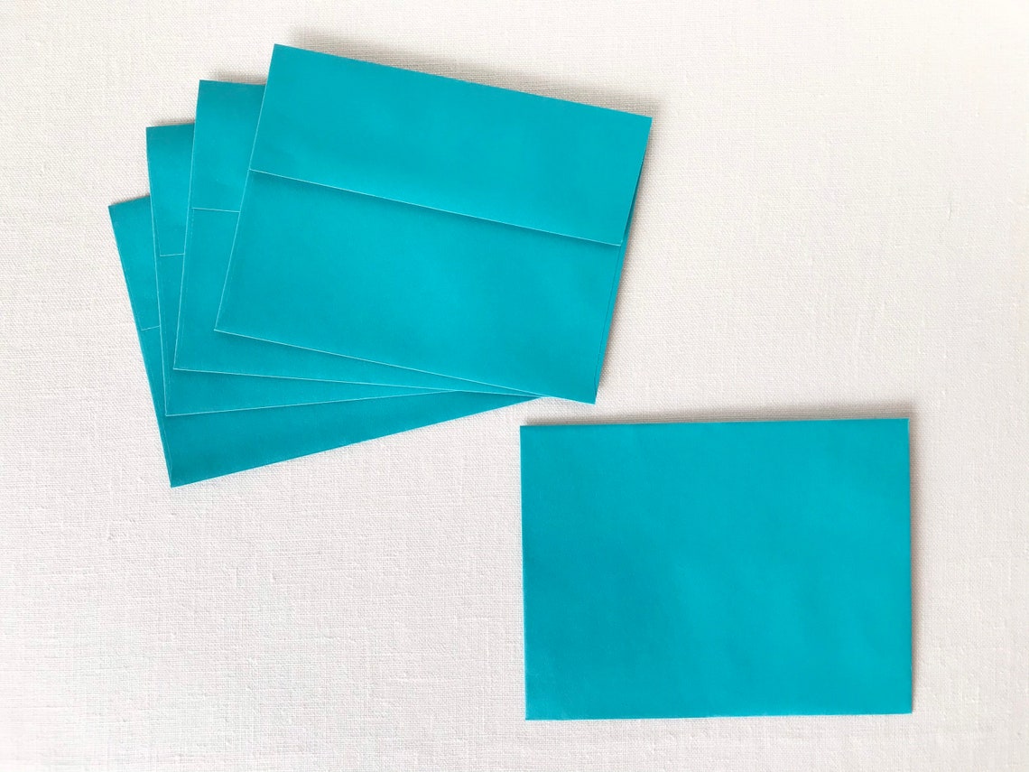 A2 Colored Envelopes 25 or 50 Pack of Color Envelopes Nail Mail