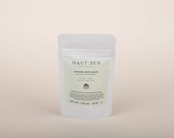 Citrus Rose Bath Salts Pouch 30g | Bridesmaid Gifts Cheap| Hen Do Party Favours | Stocking Filler Favours in Bulk | Letterbox Gift