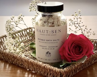 Bath Salt Jar | Relaxing Lavender Bath Salts| Detoxing Soak | Pink Himalayan Bath Salt | Bridesmaid Gifts | Hen Do Party Favor