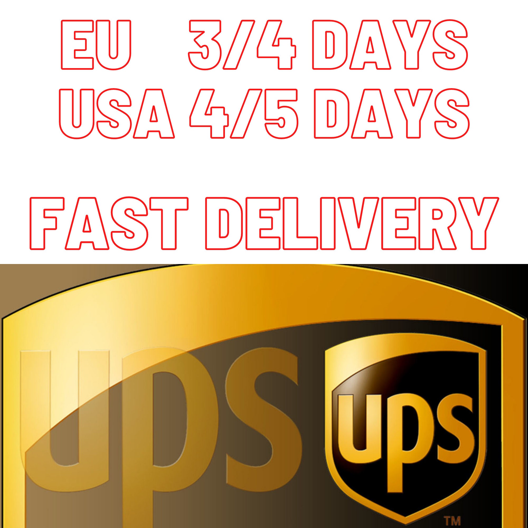 Ups express fast delivery Etsy