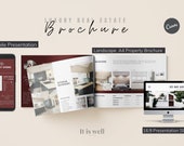 Luxury Real Estate Brochure | Property Listing | Feature Sheet | Canva Template | digital brochure | Mobile Presentation |Editable