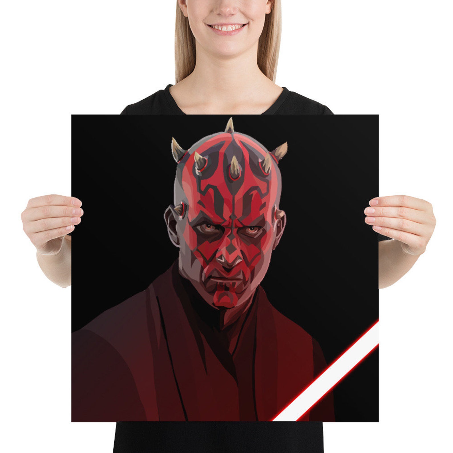 Darth Maul Poster Multiple Sizes Star Wars | Etsy