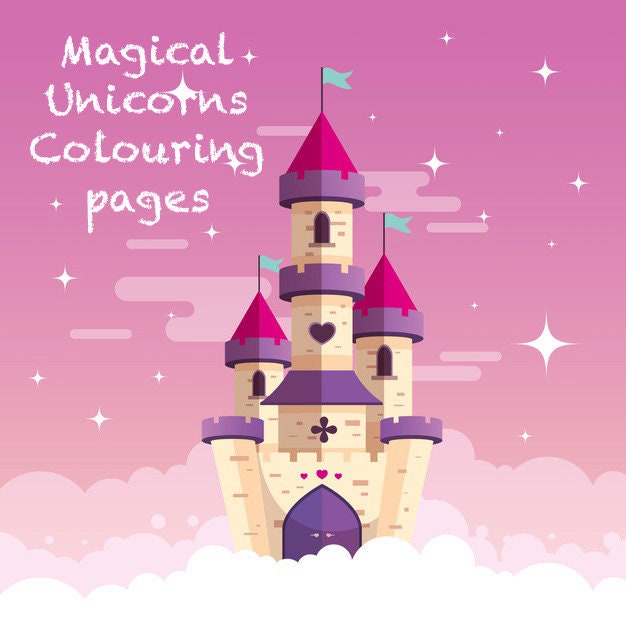 20 unicorn colouring sheets ready to print etsy